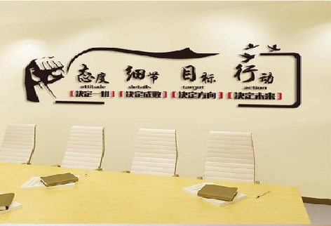 灵宝企业文化墙主要展示什么？