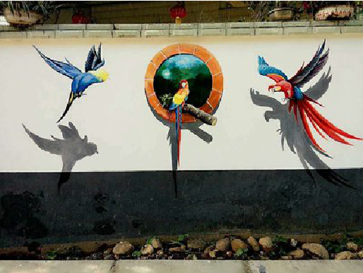 灵宝视觉错位-3D墙绘设计