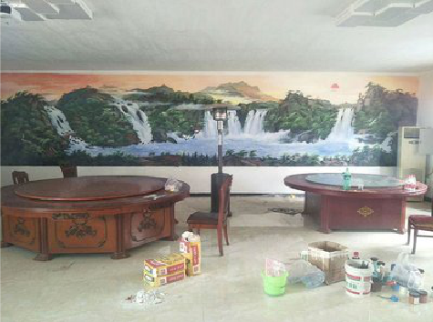 灵宝墙绘-写实风景