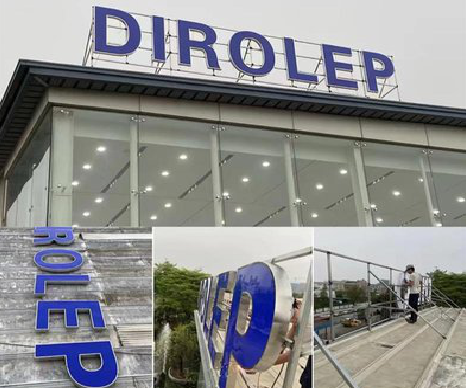 灵宝楼顶发光字安装的注意事项。